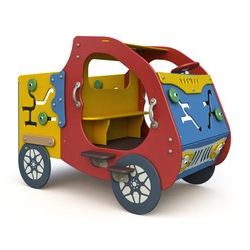 Машинки и домики для детских игровых площадок «ДиКом»